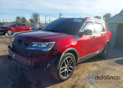 2018 Ford Explorer Sport z USA, uszkodzony, nr VIN 1FM5K8GT9JGA51550
